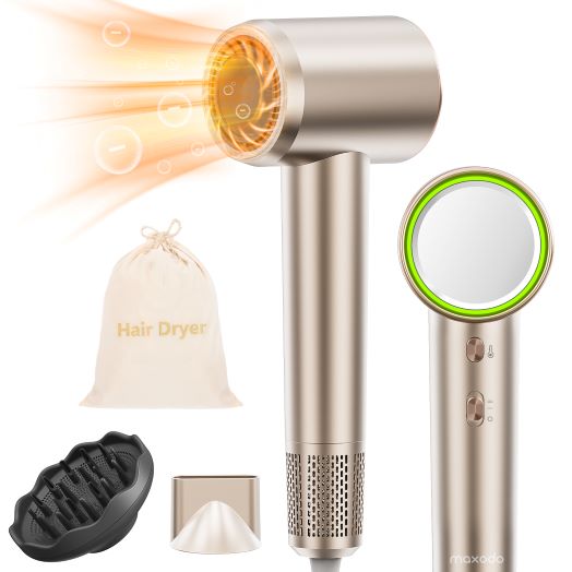 maxodo champagne diffuser hair dryer